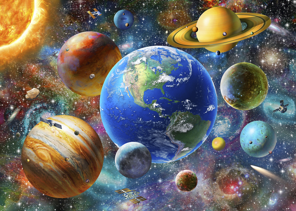 Our Solar System Planeten Poster Plakat Das Sonnensystem 91x61cm #97447